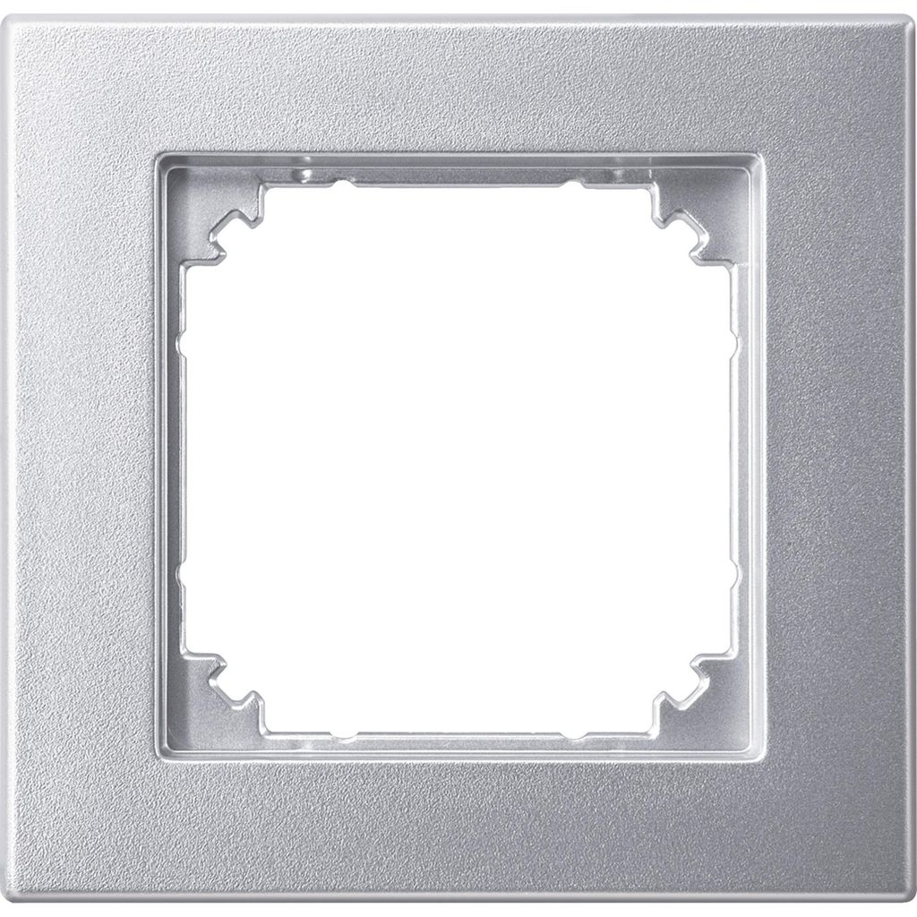 Merten M-PLAN-Rahmen 1fach 486160 aluminium Produktbild 