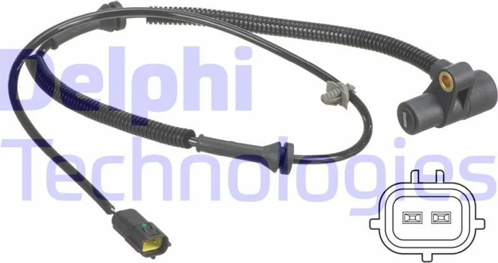 Ricambio Sensore ABS Kia Rio Delphi SS20518 | 0K31L4373XE Anteriore