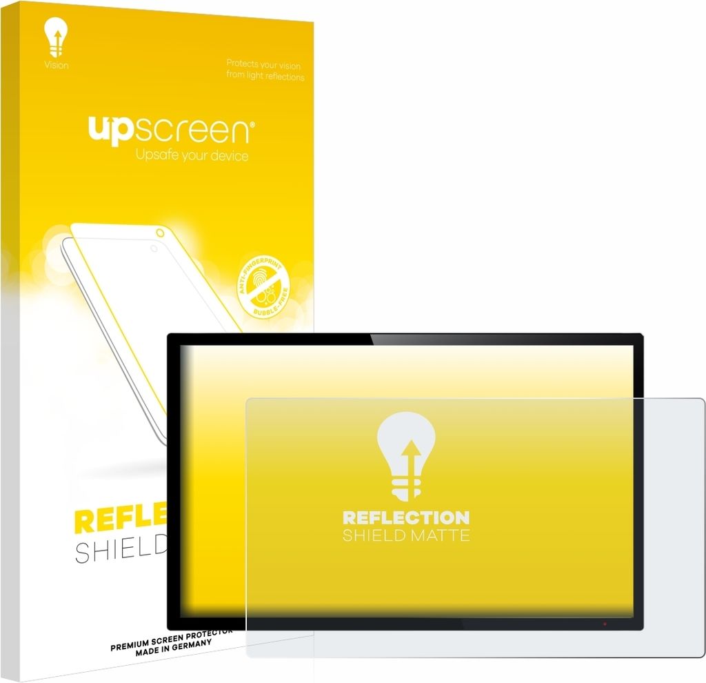 upscreen Schutzfolie für Touch-Panel PCs mit 17.8 cm (7 Zoll) Displays 154.8 x 87 mm Displayschutz Displayschutzfolie Folie Matt Entspiegelungsfolie