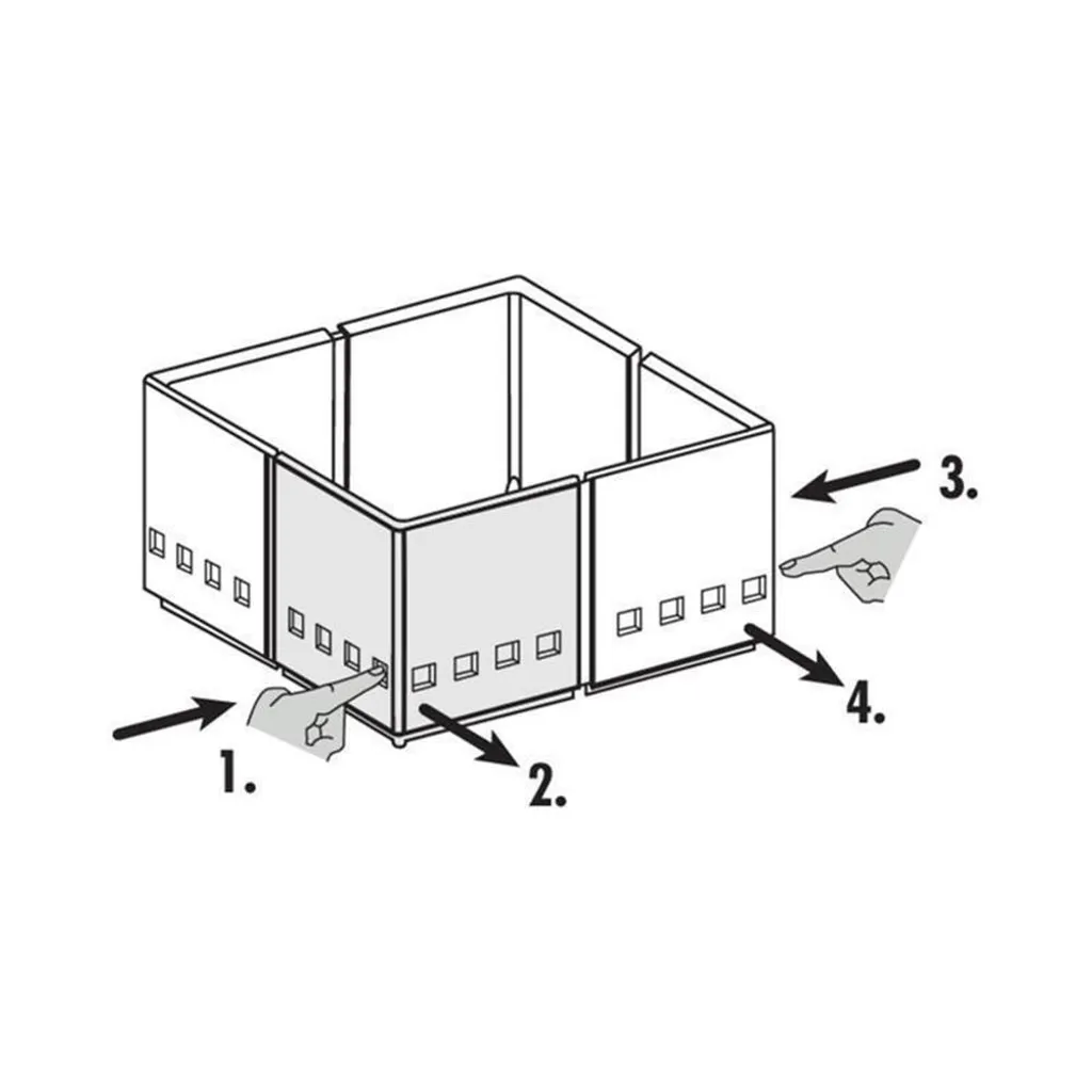 Naber Cuisio Flex Set de 3 Cloisons de Séparation Blanc Translucide - 2
