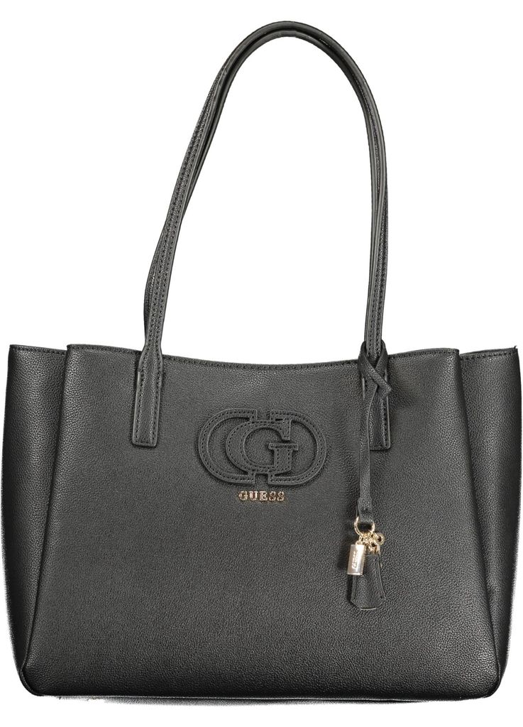 Stilvolle Schwarze Damentasche mit Laptopfach & Produktbild 