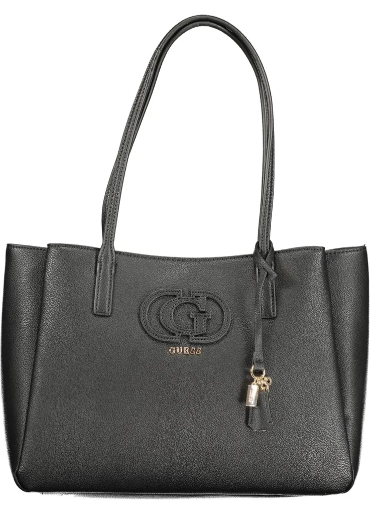 Sac fourre-tout Guess Isola Multi Comp noir 41 cm pour femme chic