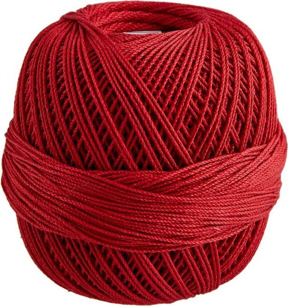 Elisa Häkelgarn,Filethäkelgarn,50g/200m,100% Baumwolle, Stärke 5, für Tischdecken,Vorhänge,NS 1,75-2.0 mm 8512 rostrot