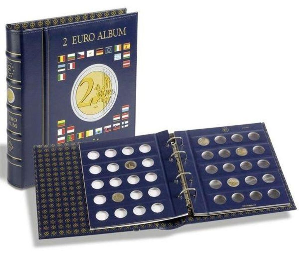 VISTA 2 EURO-Album-Set inkl. 4 Münzblätter + Schutzkassette Produktbild 