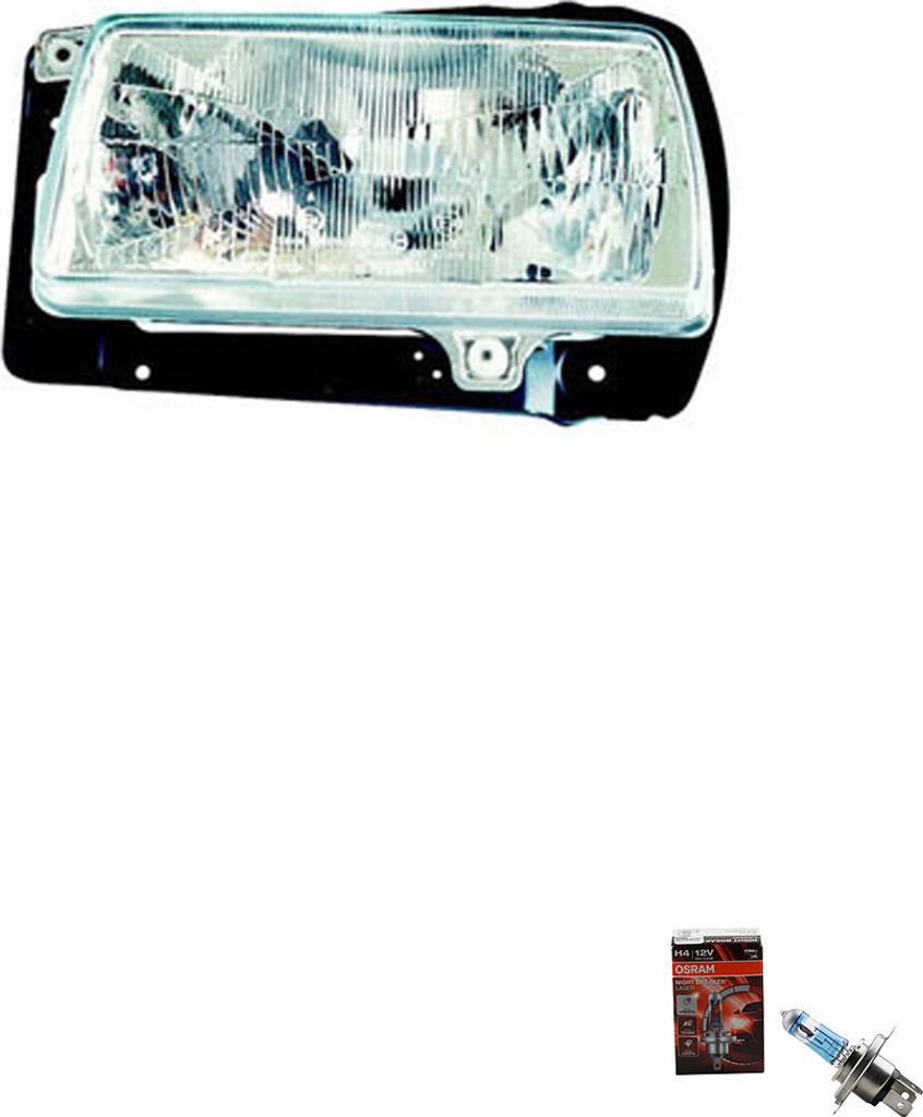 Johns, Scheinwerfer + Osram Night Breaker Laser passend für VW Jetta II 19E Rechts 165941018K 165941018 165941018A 165941018D 165941018E