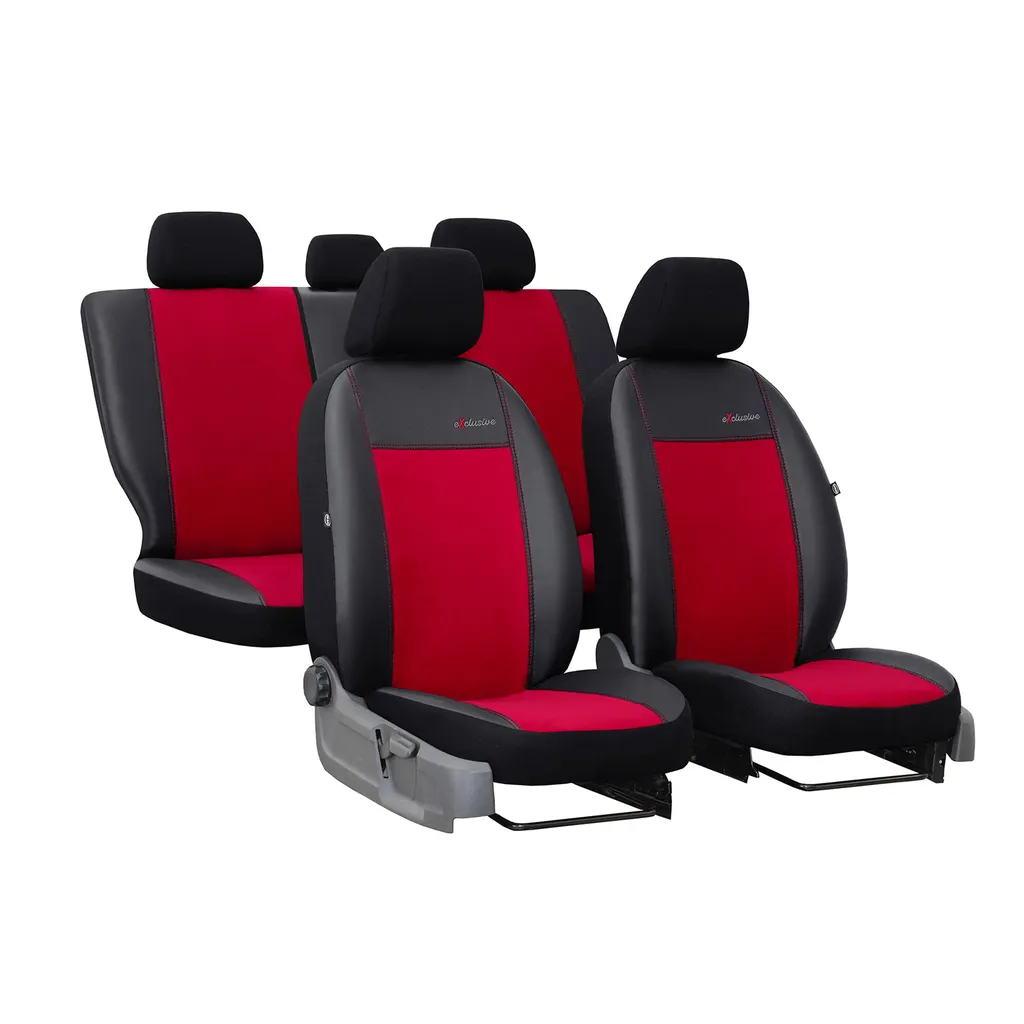 Set Coprisedili Universali Opel Vectra B - Design Red & Black