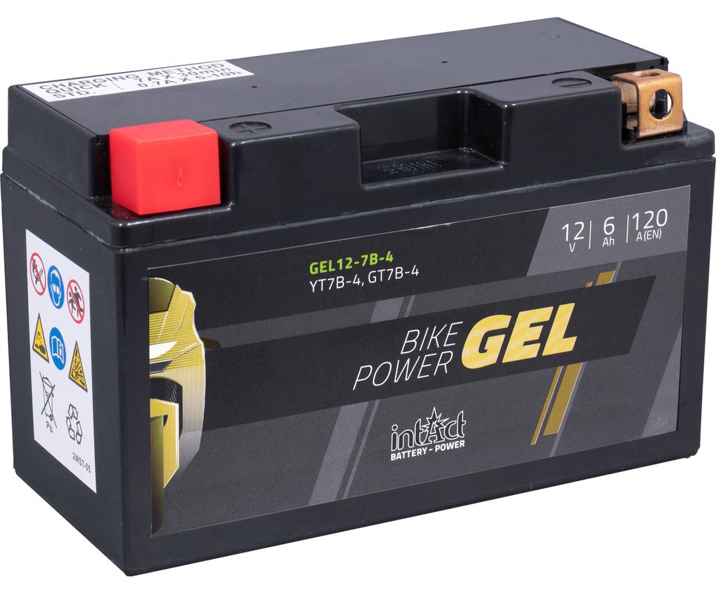 intAct Batterie Bike Power Gel geschlossen GEL12-7B-4 Produktbild 