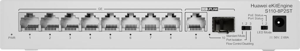Huawei eKit Switch S110-8P2ST Produktbild 