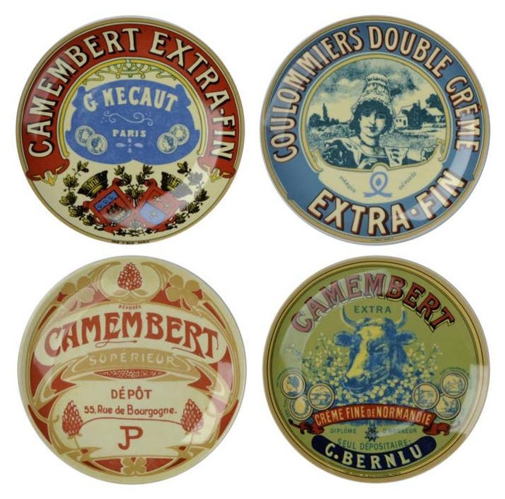 BIA Assiette à canapés "Camembert" classique – Coffret de 4 Image du produit 