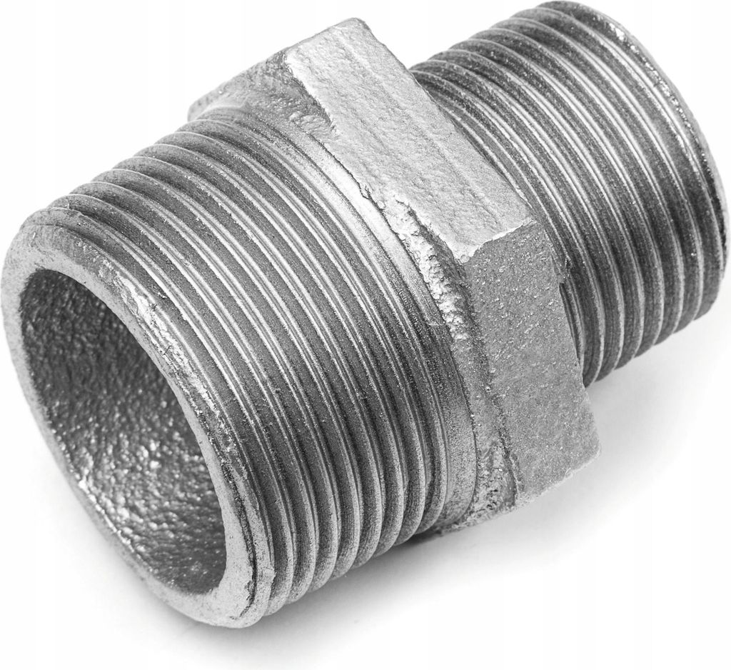 Verzinkt Reduziernippel 2X1 1/2 Zoll