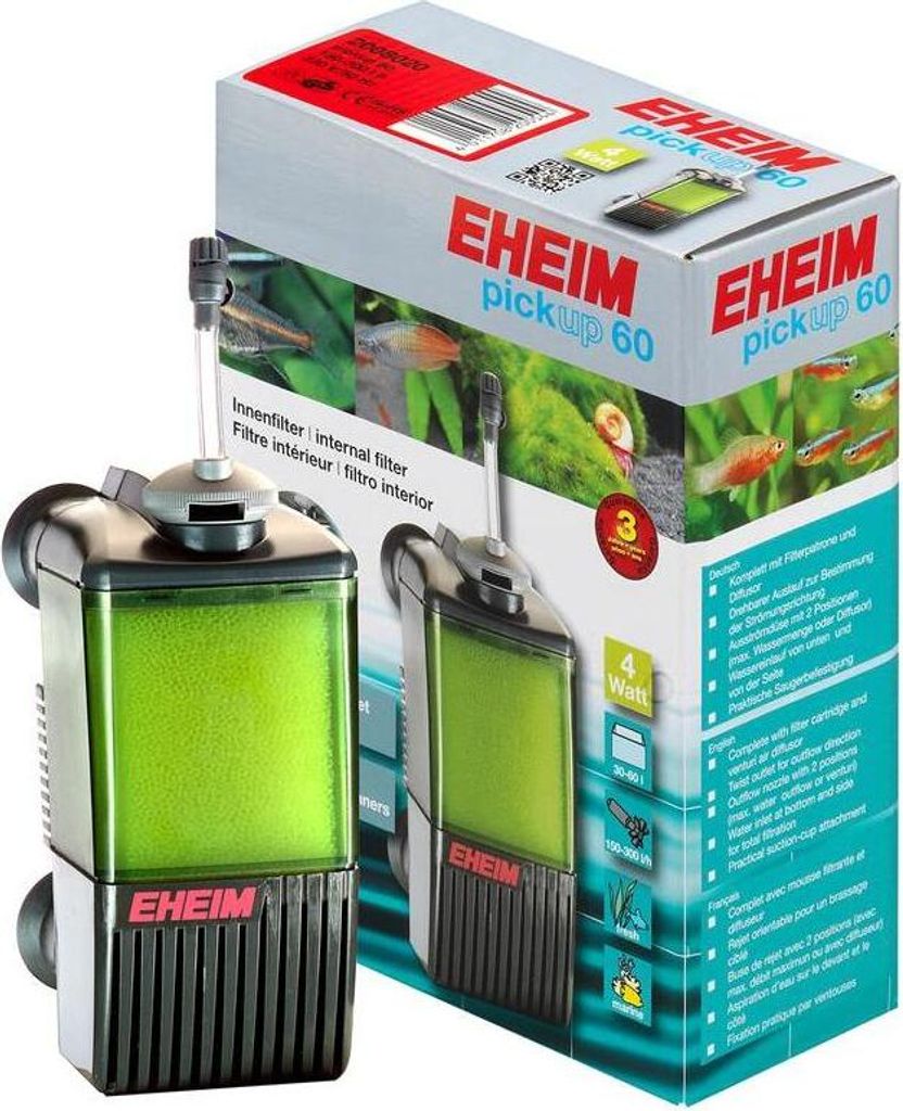 Aquarium-Innenfilter EHEIM pickup 60, 4 W, ca. 150 - 300 Produktbild 