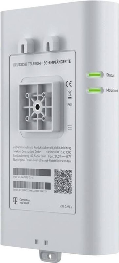 Telekom 5G-Empfänger TE Weiss, 5G/LTE, Intern, Weiß, 550 g, Produktbild 