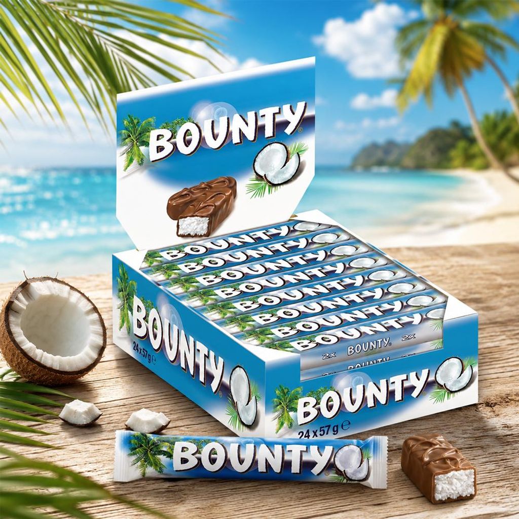 BOUNTY Riegel Vollmilch 461665 57g 24St Produktbild 