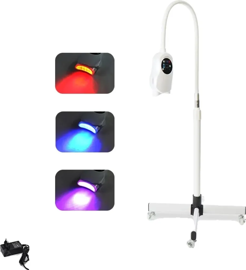 Appareil de blanchiment dentaire LED à hauteur réglable et prise 220V