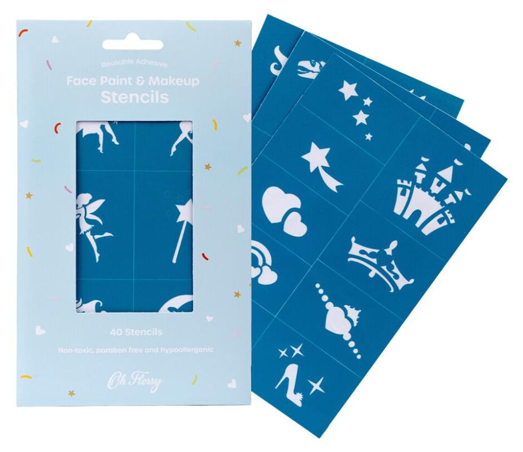 Oh Flossy Accessoires Schmink- und Make-up-Schablonen für Kinder