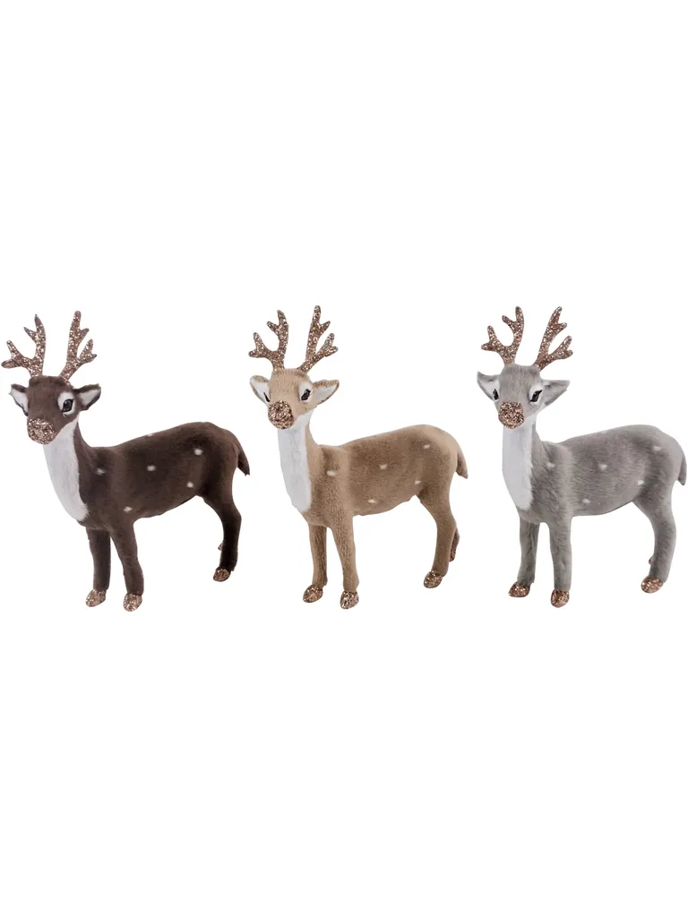 Set de 3 Animaux de la Forêt pour une Déco de Noël Réussie et Durable