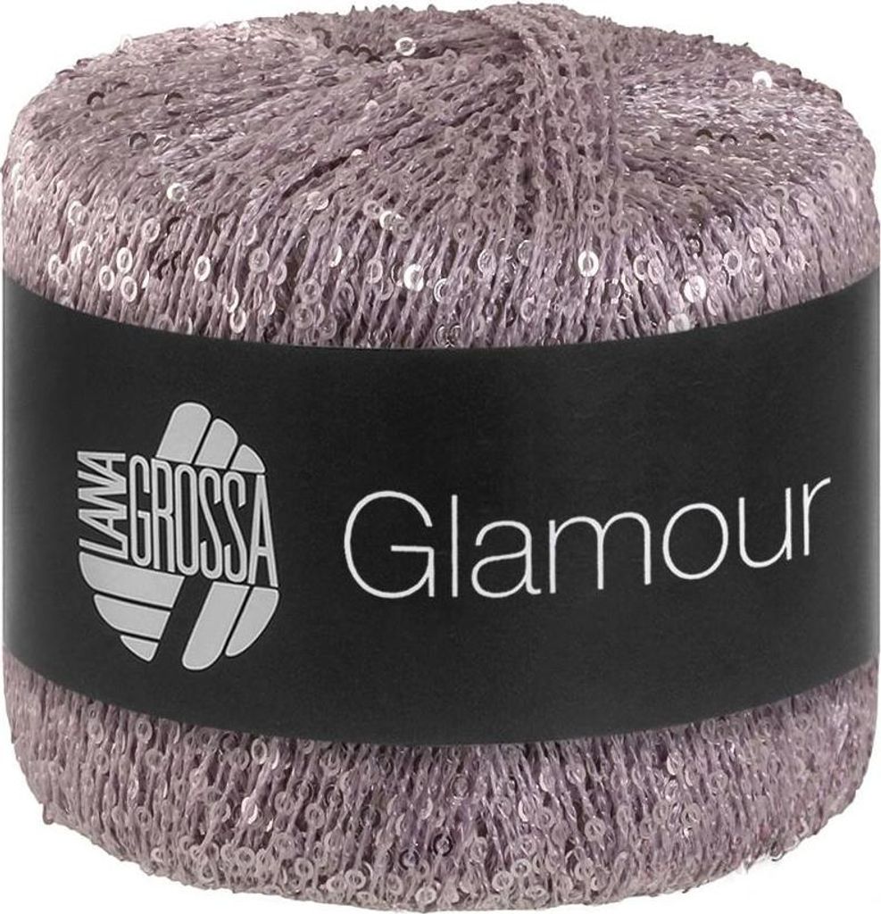 Lana Grossa - Glamour 0002 graulila Produktbild 