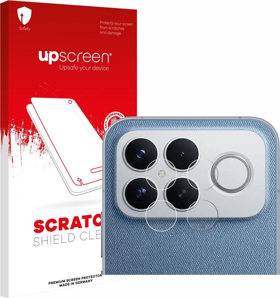 upscreen Schutzfolie für Xiaomi Poco F8 Ultra 5G (NUR Kameraschutz) Displayschutz Displayschutzfolie Folie Klar Transparent