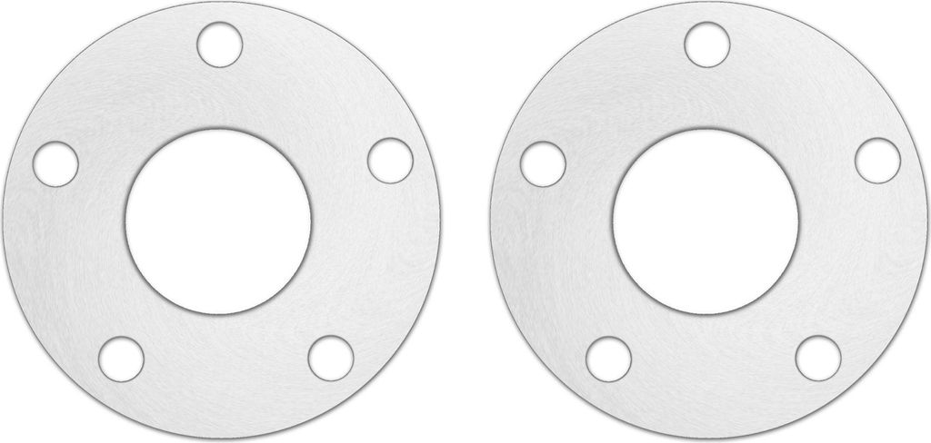 Rad Distanzscheiben 2 Stück 5x100 CB 57,1 mm Dick 5 mm Aluminium-Radabstandshalter-Adapter