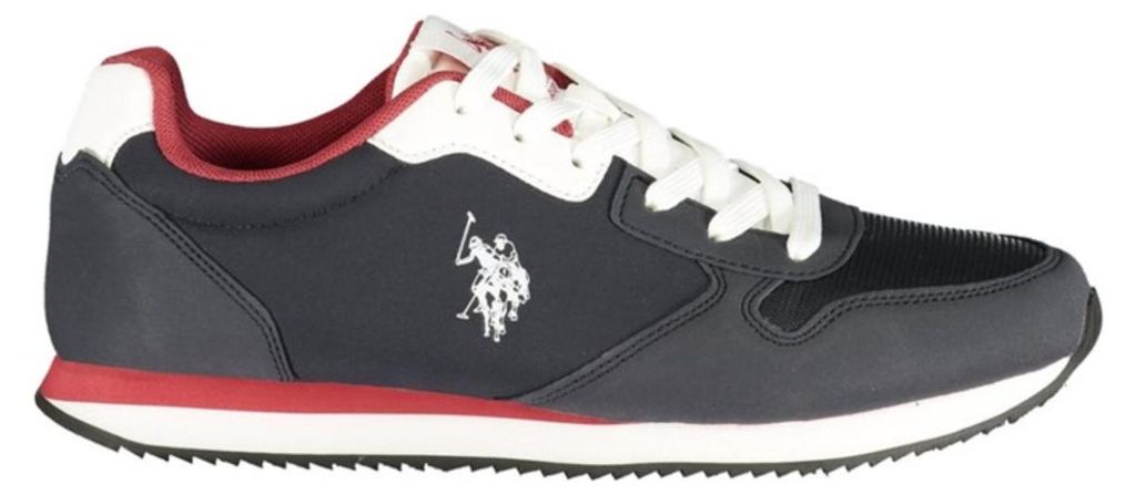 Herren Sportschuh Blau mit Kontrastdetails & Herausnehmbarem Fußbett