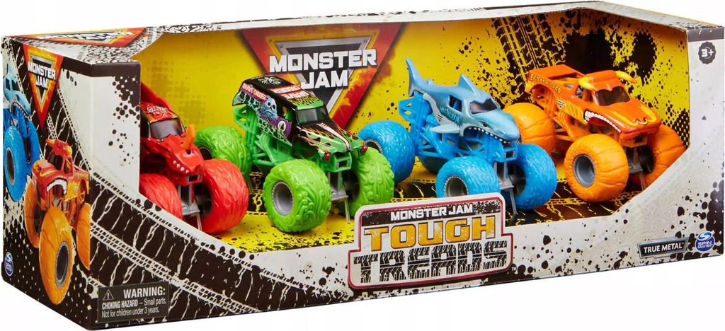 Tough heads - Monster Jam - 1:64 - 4pack Produktbild 
