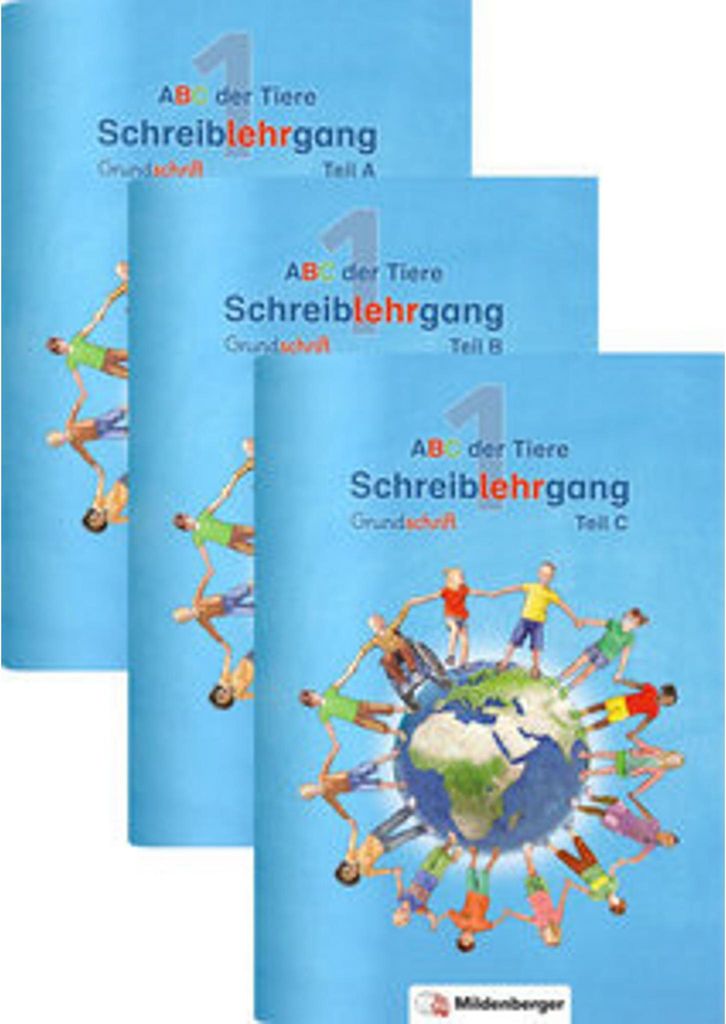 ABC der Tiere 1 - Schreiblehrgang Grundschrift, Teil A, B Produktbild 