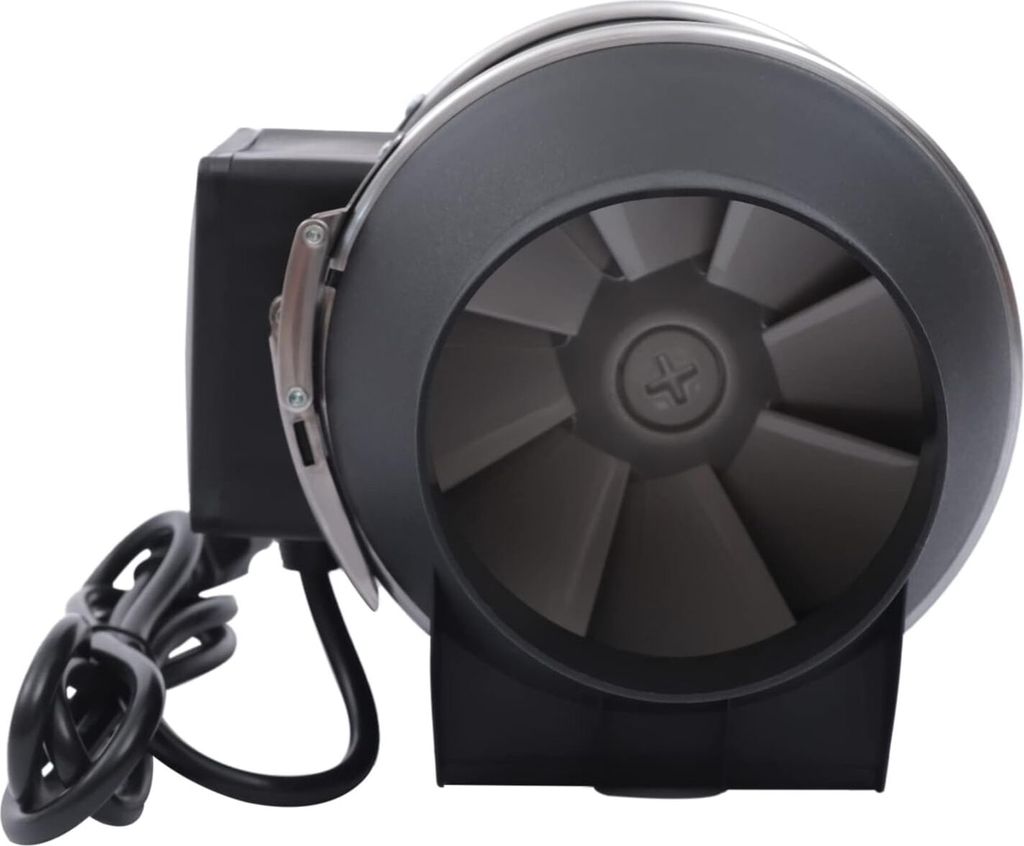 Axial Rohrlüfter Rauchabzug Abluftventilator Rauchabzugsventilator 100mm Rohrventilator Inline Kanal Ventilator für Badezimmer, Büro, Wachstumsr...