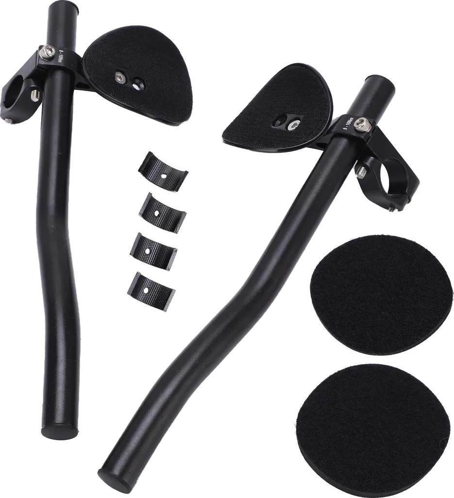 Prolongateurs de guidon triathlon split barres de repos en aluminium