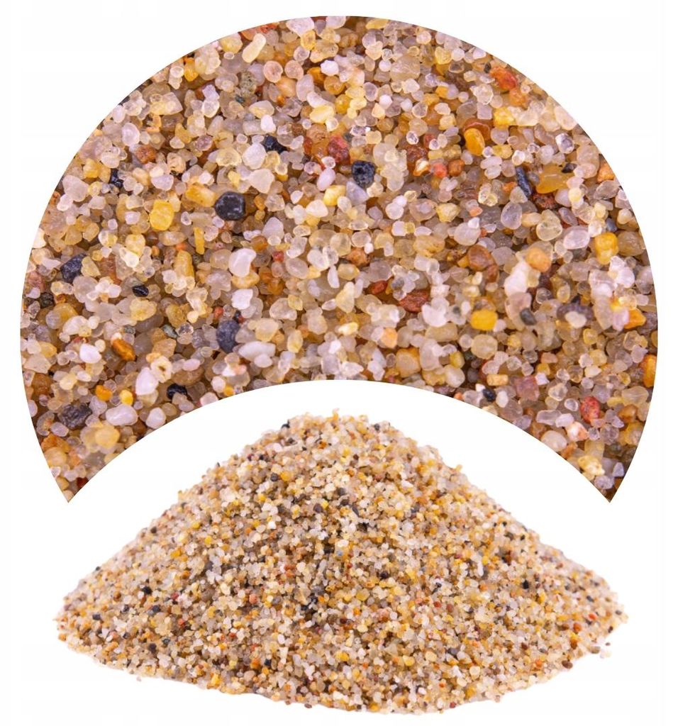 Aquarium Bodengrund Quarzkies Bernstein 1-2 mm, 24 kg, für Produktbild 
