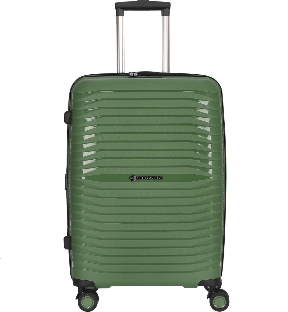 Stratic Bright+ - 4-Rollen-Trolley 66 cm M erw. (olive) Produktbild 