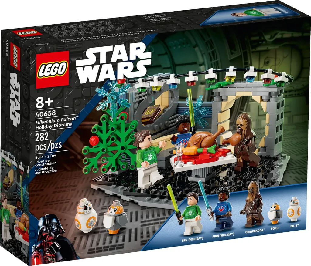 Jeu de construction LEGO 40658 Diorama de Noël Faucon Millenium Star Wars