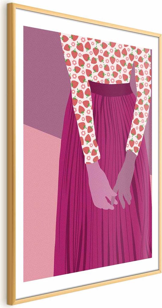 Posterpapier Poster - Strawberry Lady 29.7x42 cm Menschen Produktbild 