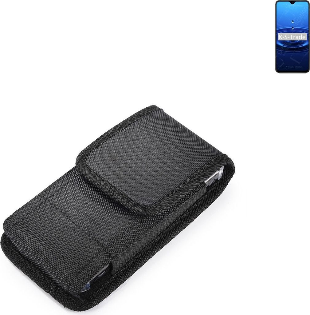 Holster Gürteltasche kompatibel mit Cubot R15 Holster Gürtel Tasche wasserabweisend Handy Hülle Schutz Hülle Outdoor schwarz K-S-Trade