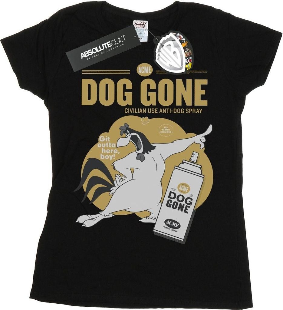 Looney Tunes - "Dog Gone" T-Shirt für Damen BI26725 (XXL) (Schwarz)