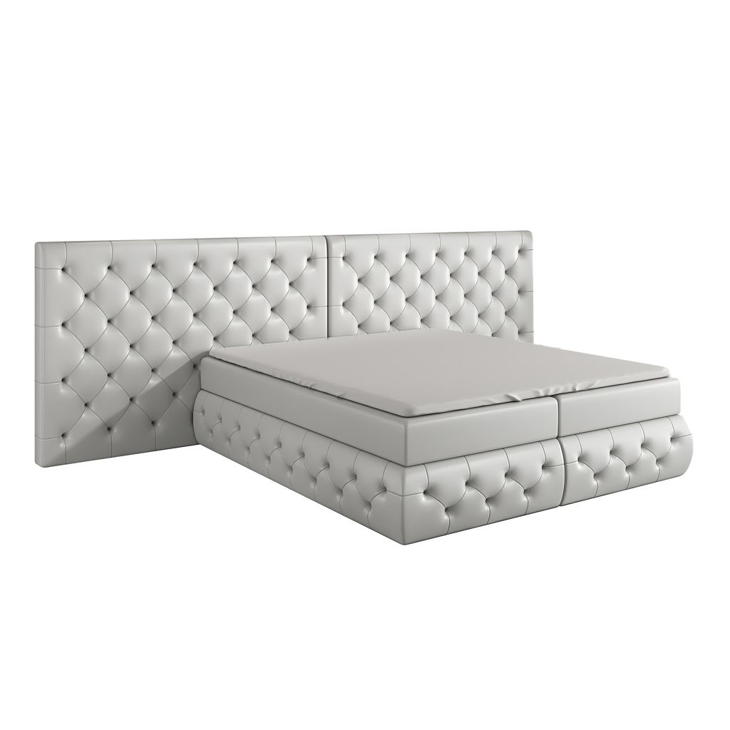 Boxspringbett ODEN 160x200 mit 2 Bettkästen, Bonell-Matratze und Topper. Möbel vom Hersteller- Handarbeit! Bett Komplett-Set mit Matratze, Bettka...