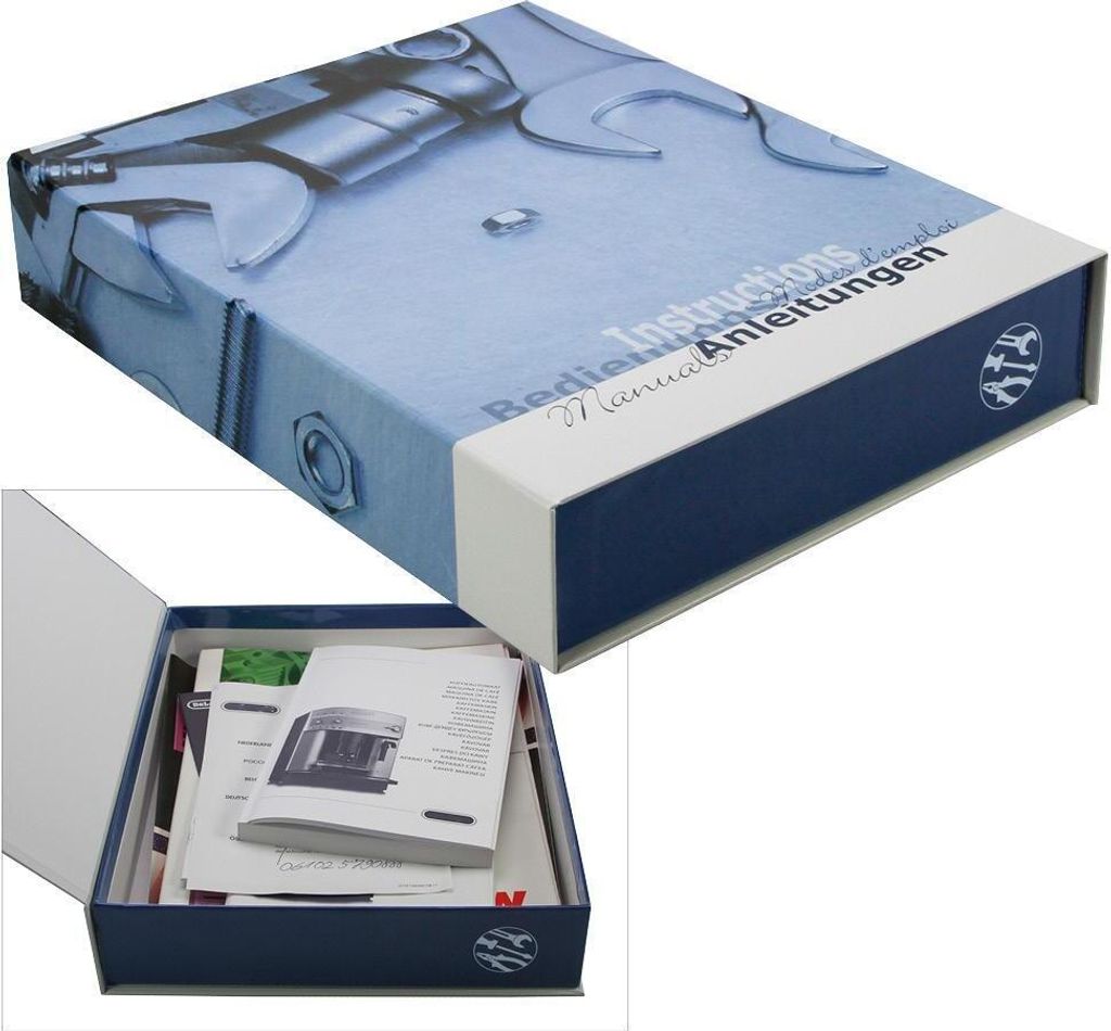 Dokumentenbox für Bedienungsanleitungen
