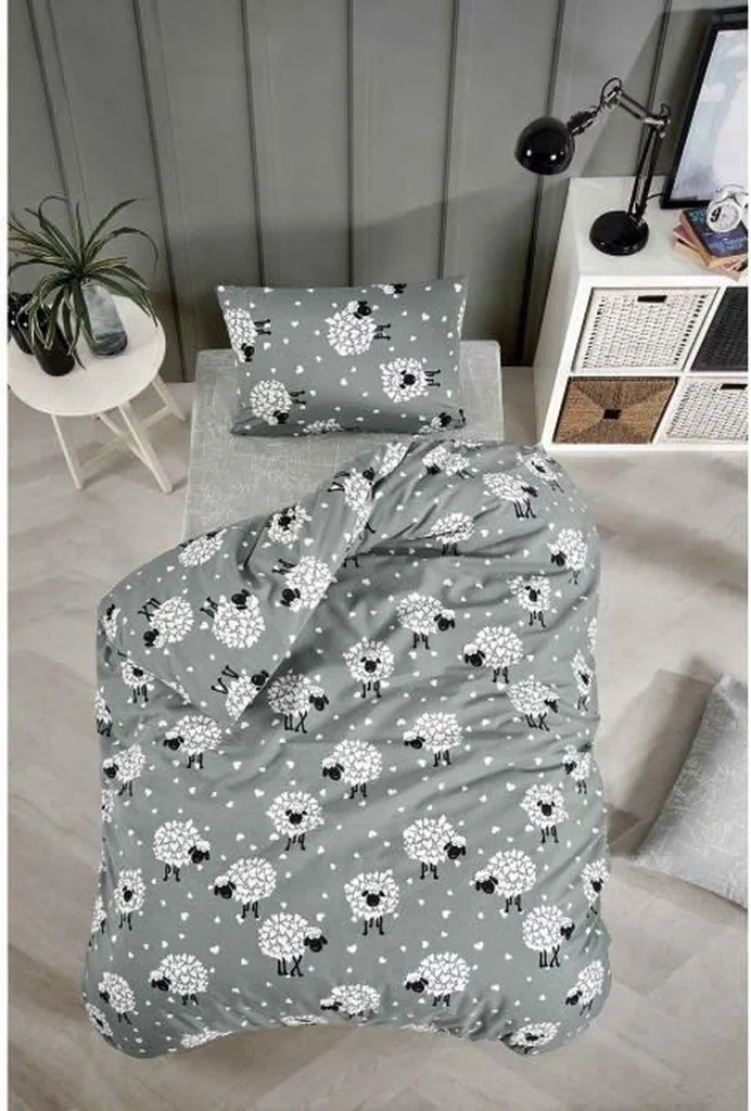 L'Essentiel Linge de Maison Parure de Couette Lamb Blanc 240x220cm