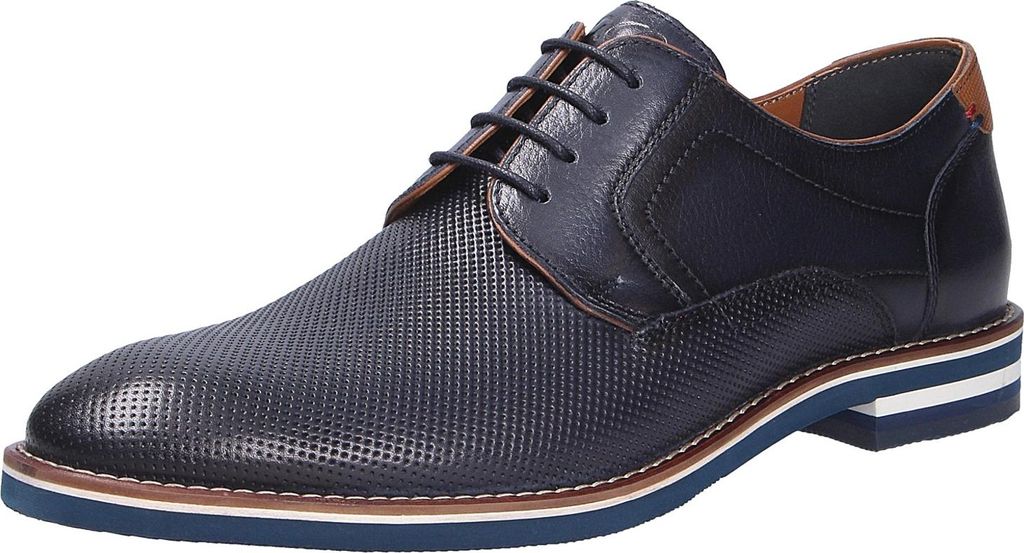 Ara Leon eleganter Schnürer Blau in Gr. 47