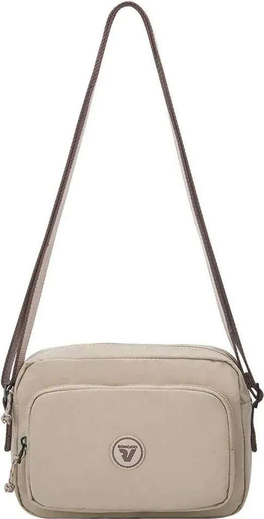 Roncato Rolling Uomo Beige | Borsa Tracolla Idea Regalo Elegante