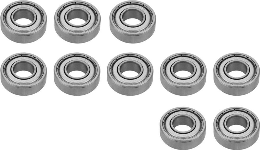 10 Stück 699ZZ doppelt abgedichtete Miniatur-Stahlkugellager 9x20x6mm