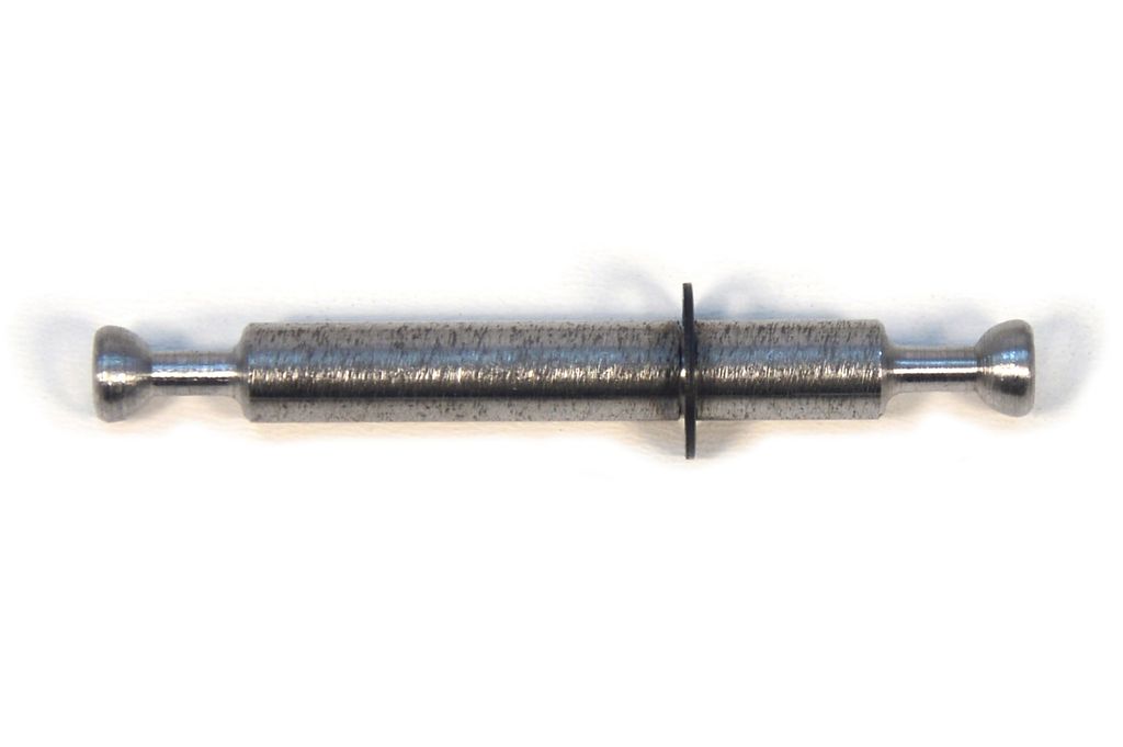 Häfele 2 Stück Doppelbolzen Minifix mit Seegerring W16 / B24 mm Mittelwandverbinder