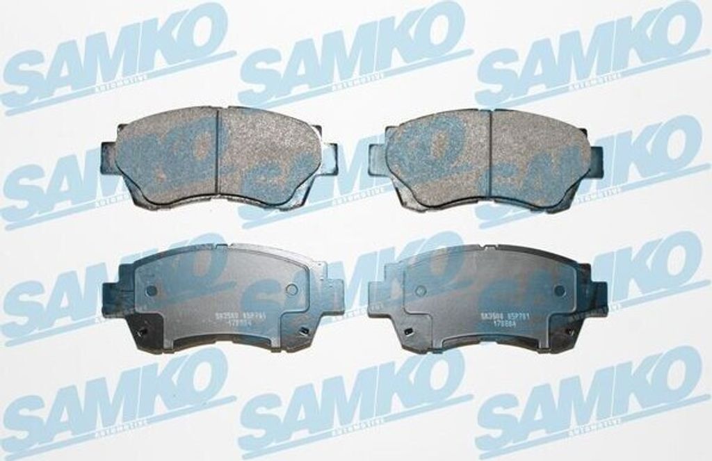 SAMKO Bremsbeläge Satz Vorne Bremsklötze für TOYOTA CELICA (ST20, AT20) 5SP701