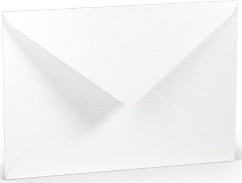 Briefumschläge Paperado DIN C5 Weiß 5er Produktbild 