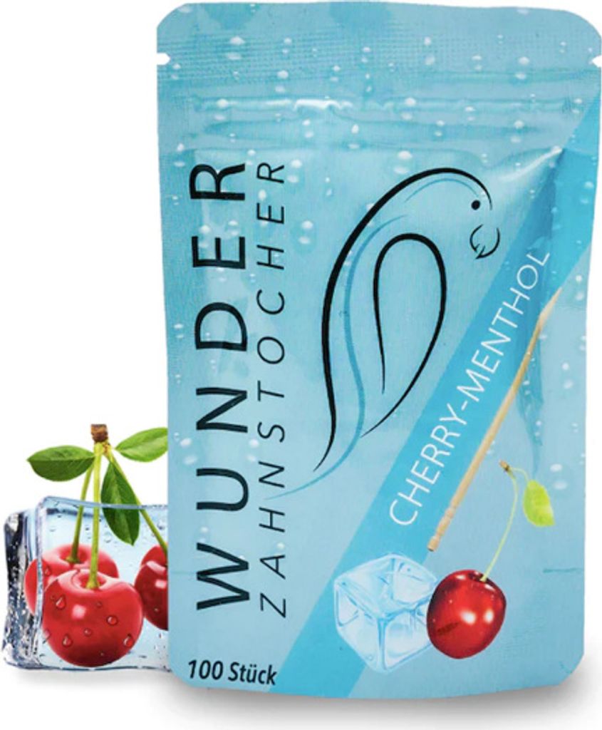 Wykałaczki Miracle o smaku wiśniowo-mentolowym opakowanie Zdjęcie produktu 
