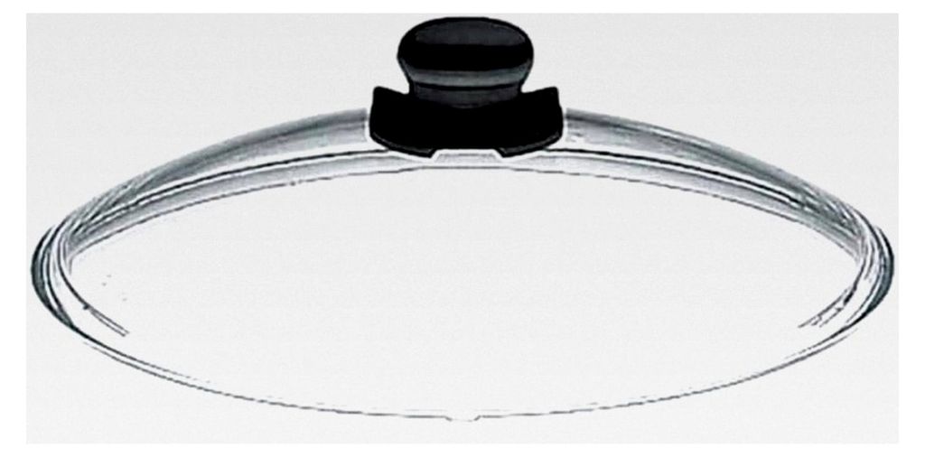 Vulcano Glasdeckel, 1 Stück, Glas, transparent, 12 x 30,2 x 37 cm