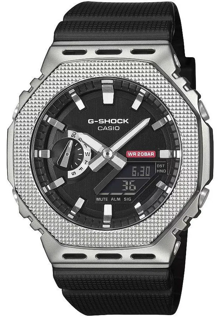 Montre CASIO G-SHOCK GM-2100-1AER Homme - Boîtier Acier Inoxydable Noir