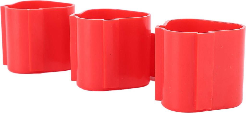 Batteriehalter für Milwaukee M12 Batterie Werkzeughalter mit Batterieschlitzen Wandmontage 12V Batterieschränke