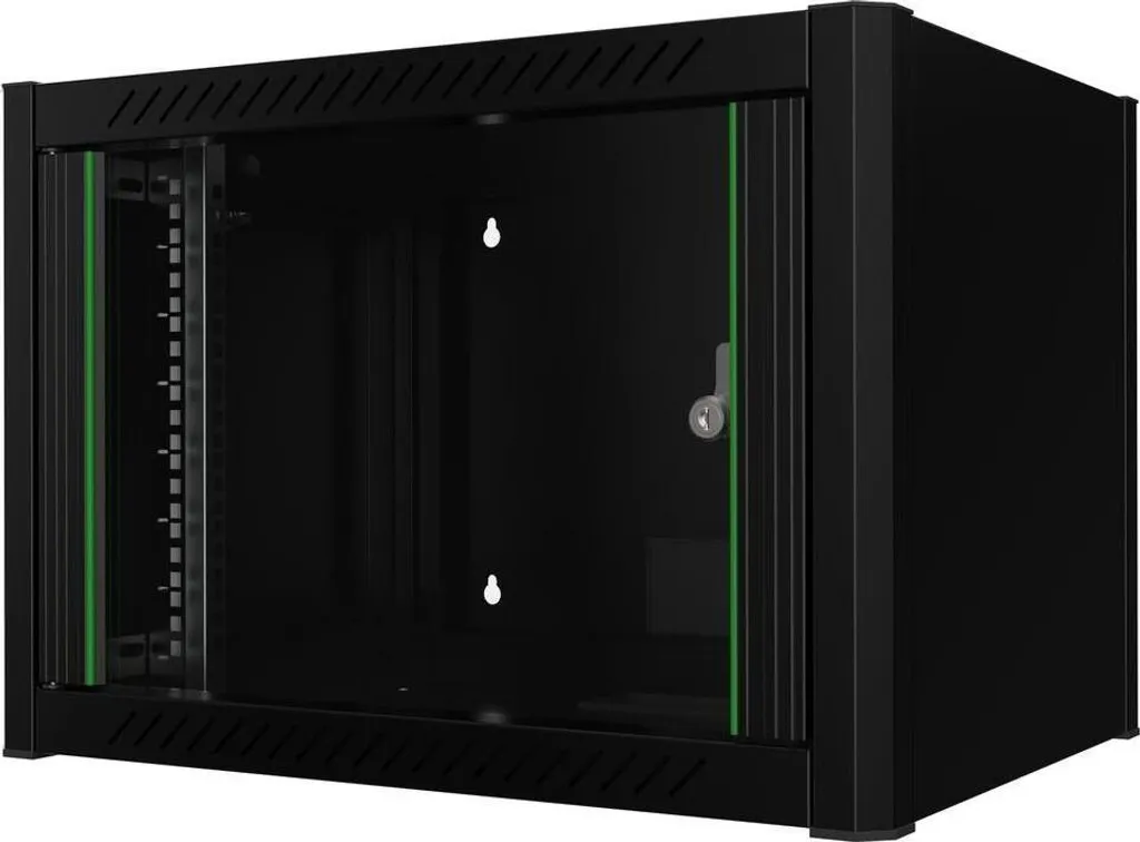 Baie informatique 19 pouces Lanview 7U noir coffret mural 600x450mm