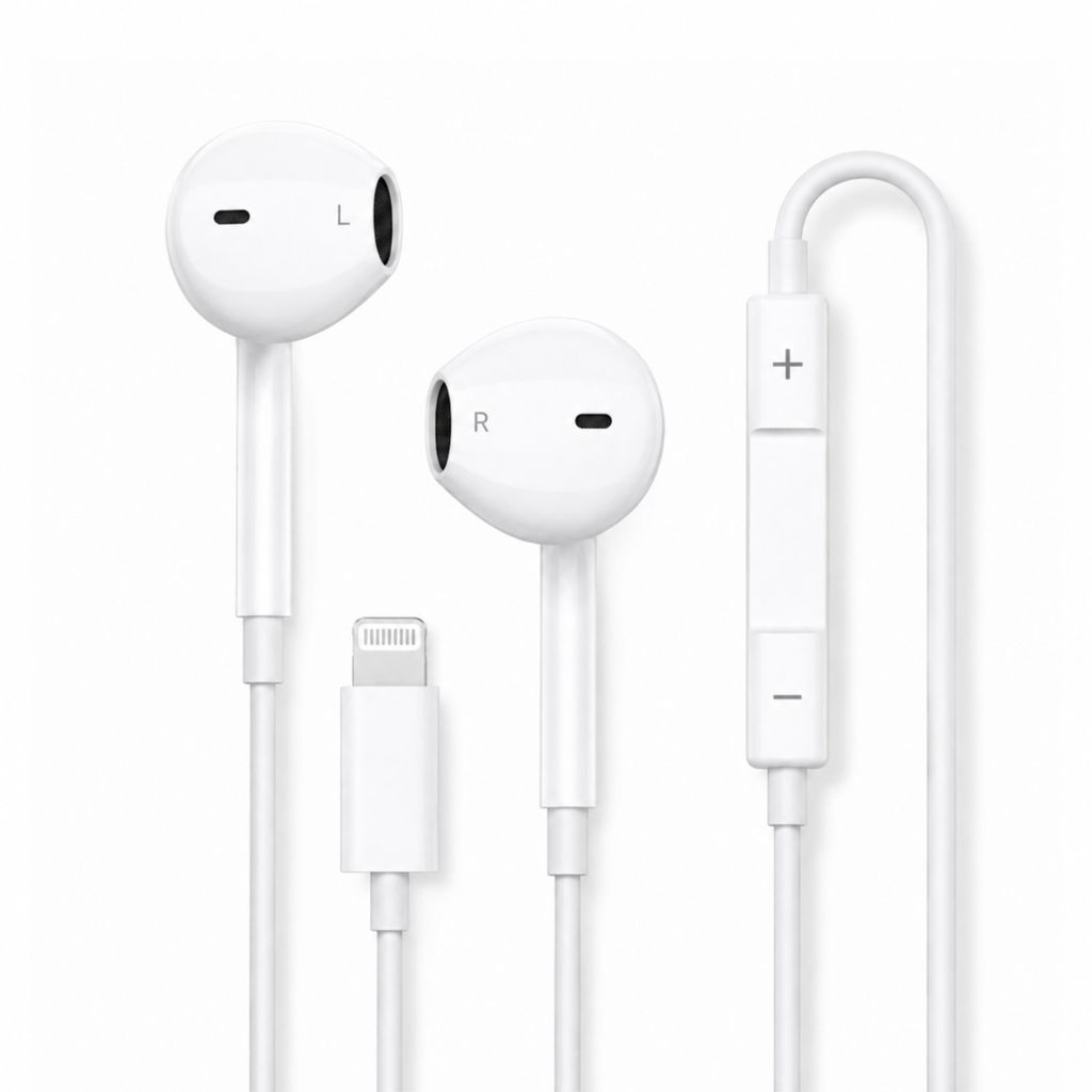 Lightning In-Ear Kopfhörer mit Mikrofon – Kabelgebundene Produktbild 