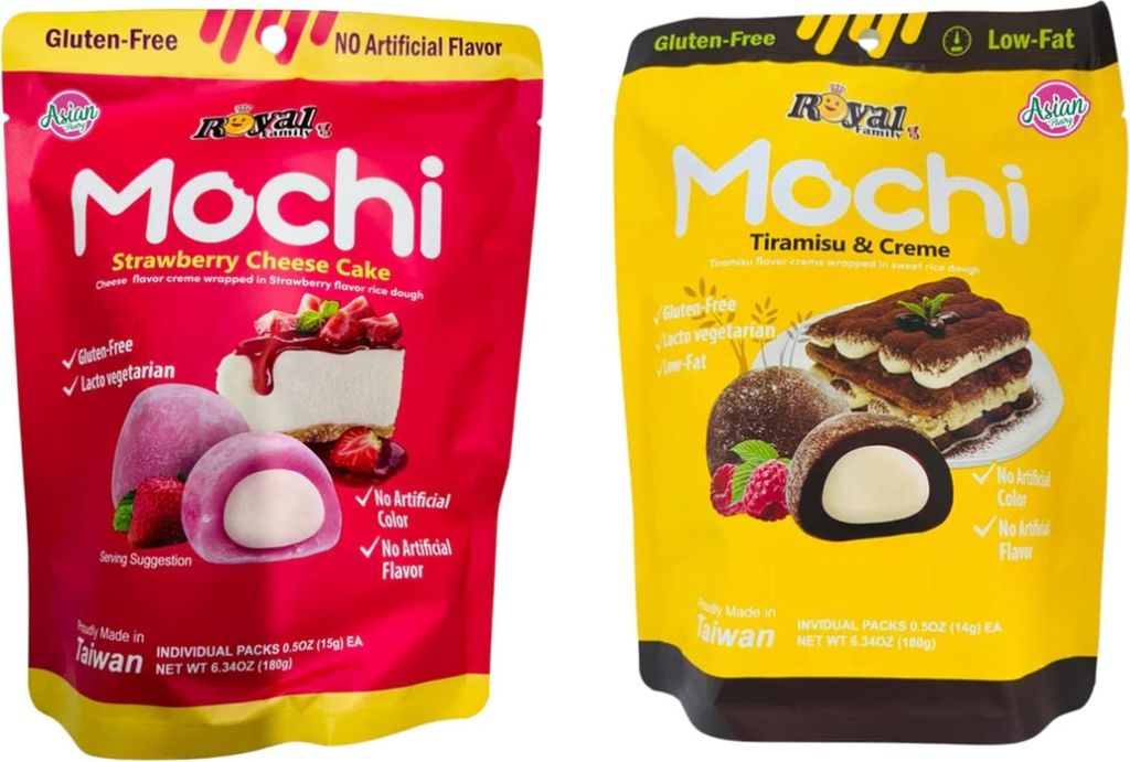 Royal Family Mochi 2er-Set – Tiramisu & Strawberry Produktbild 